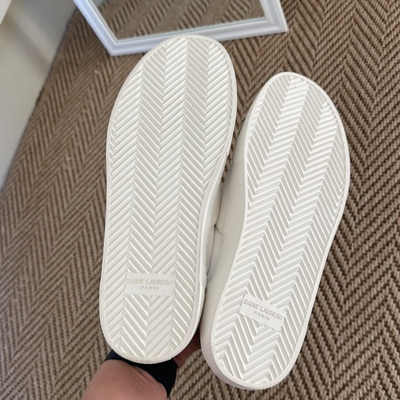 Saint Laurent white canvas sneakers - 39.5 - Picture 5 of 6